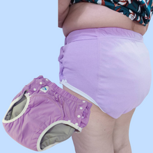 Load image into Gallery viewer, กางเกงแพมเพิสซักได้ รุ่นซับในตัว ขนาดใหญ่พิเศษ XL (เอว 25 – 51 นิ้ว)