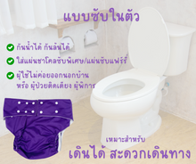 Load image into Gallery viewer, ซื้อ 3 แถม 3 กับกางเกงในแพมเพิสซักได้ผู้ใหญ่ติดเตียง รุ่นกระดุม หน้าตาที่คล้ายกัน แต่โครงสร้างการทำงานไม่เหมือนกัน