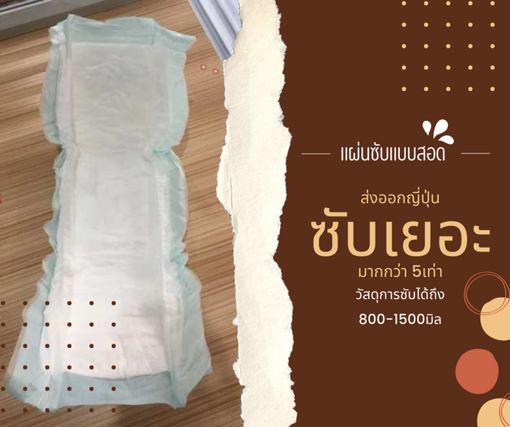 แผ่นเสริมซับฉี่ แผ่นอนามัยซับฉี่ได้ เหมือนใส่แพมเพิส